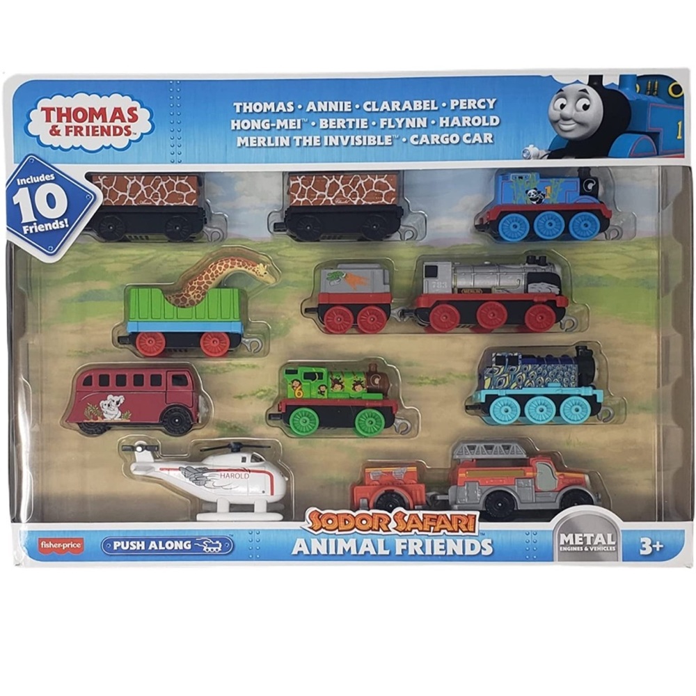 NIB Thomas & Friends Metal Sodor Safari animal friends set
